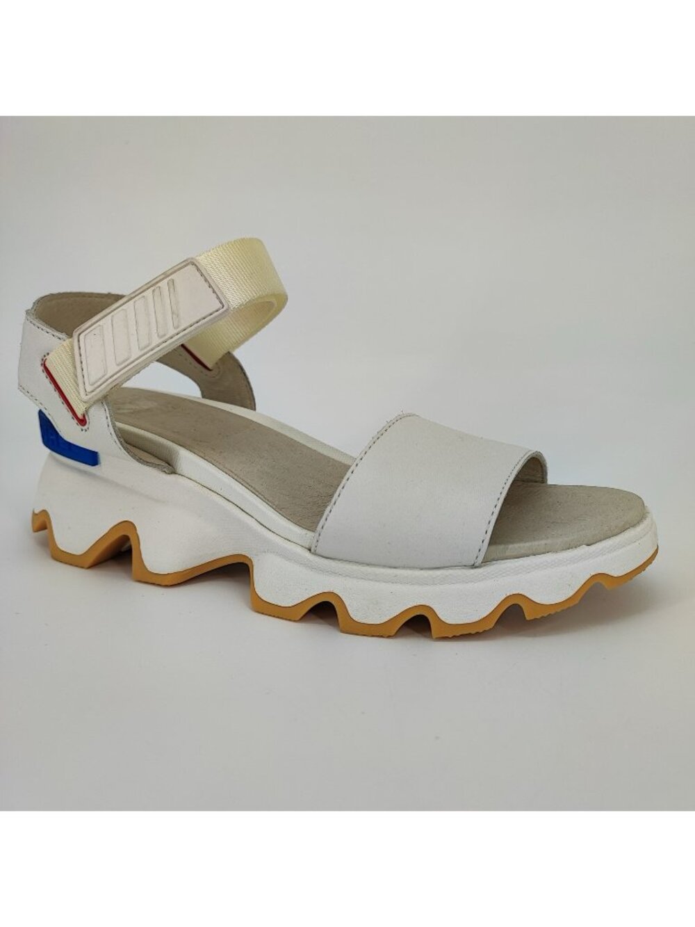 Sorel Kinetic Women's Size 9 US Sandals Leather White Comfort NL3567-125